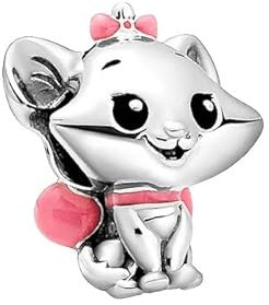 JOME Charm aus 925er Silber | Inspiriert von der magischen Welt von Disney | Kompatibel mit europäischen Armbändern (Marie)