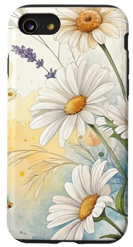 Rustic Wildflower Lavender Daisy Case for iPhone SE (2020) / 7 / 8