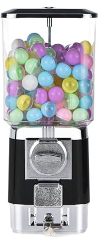 ZephyrGlow Distributeur Automatique De Capsules, Distributeur Bonbon, Machine À Capsules Automatique pour Magasins De Détail, pour La Maison, Magasin De Jeux,Black