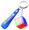 GAN 330 Mini Zauberwürfel Schlüsselanhänger 3x3 10. Jahrestag Edition, Cube Key Ring 30mm für Deine Schlüssel Oder als Stylischer Anhänger, Mini Speed Cube Schlüsselanhänger für Kinder und Erwachsene