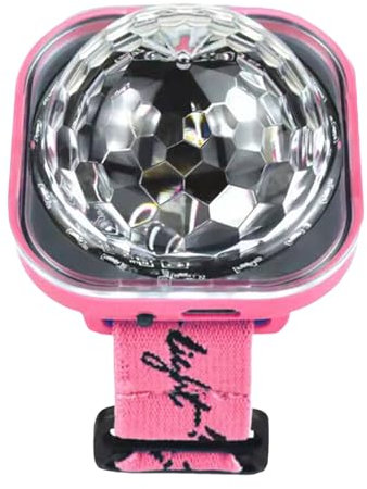 Ghjkldha Leuchtende Armbänder, Discokugel, Lichtzubehör, LED-Lampen-Armbänder mit Saugnapf, tragbare Dekoration, für Tanzclub, langlebig, 4,5 x 3,5 cm, Refer to description, ABS und Polycarbonat