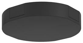 Eglo Power Feeder for Easy Track Rail System, Supply Rail | ceiling light accessory, black plastic