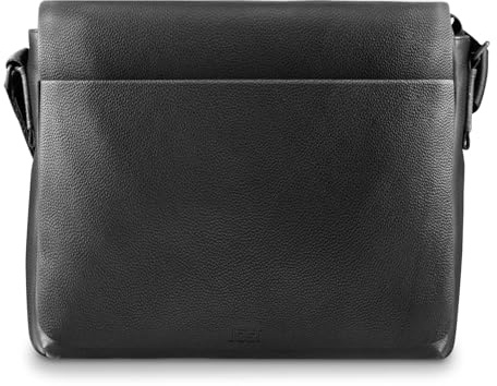 Jost bolsa de ordenador portátil maletín con compartimento para portátil Frankfurt Business Bag Black negro