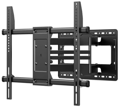Full Motion TV Wall Mount For 50-80 Inch Flat Screen LED TV Up To 132lbs Swivel Dual Articulating Arms Mount