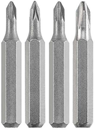 4er pack Bits, Bits-Set, magnetisch, universell, Schraubendreher, 28mm PZ Micro SB,