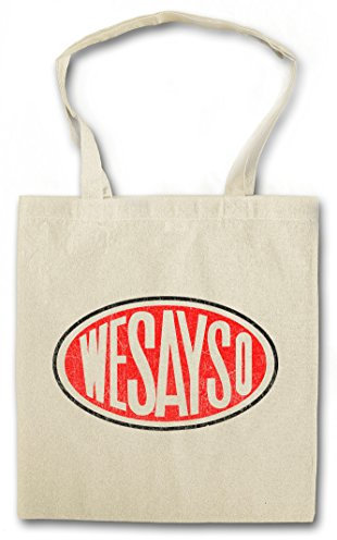 Urban Backwoods WeSaySo Hipster Bag Beutel Stofftasche Einkaufstasche