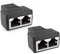 1aTTack.de Cat.6A Netzwerkkabel Kabelverbinder Kabel Splitter Adapter RJ45 kompatibel mit Cat5 Cat6 Cat7 Cat8 2 Stück
