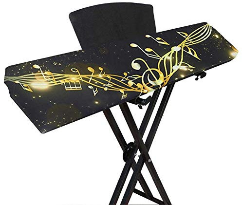 QEES Keyboard Cover for Both 61 and 88 Key, Dust Proof Piano Key Cover, Electronic Keyboard Protector JJZ358 (Color 1)