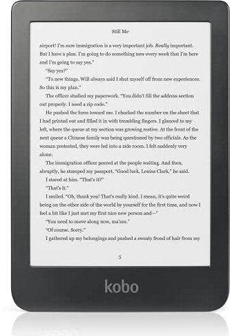 Kobo Clara HD | Liseuse eBook| Écran Tactile eInk Carta 6’’ Anti-Reflets | Luminosité Réglable et Température de Couleur | WiFi | Capacité 6000 eBooks (Reconditionné)