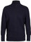 Icebreaker Damen Central II Langärmeliges Top mit Reißverschluss - Laufshirt Damen - Merinowolle Mid Layer - Mitternachtsmarine, XS