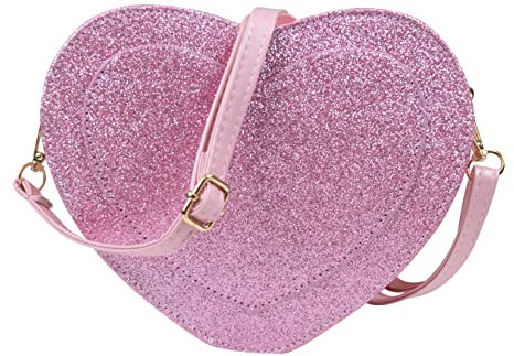 Svtose Süße Herztasche Herz Crossbody Umhängetasche, PU Leder Schultertaschen für Frauen, Pink-b, Einheitsgröße