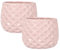 KOTARBAU® 2er Set Keramik-Blumentopf Übertopf Ø 13 cm für Blumen Pflanzen Rosa