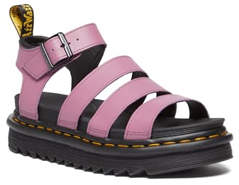 Dr. Martens Women's Blaire Athena Sandal, Muted Purple, 3 UK