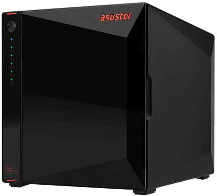 Asustor Expanstor 4 AS5004U, 4 Bay Expansionseinheit mit USB 3.2 Gen 2 Type C für NAS Netzwerkspeicher Gehäuse (Diskless)