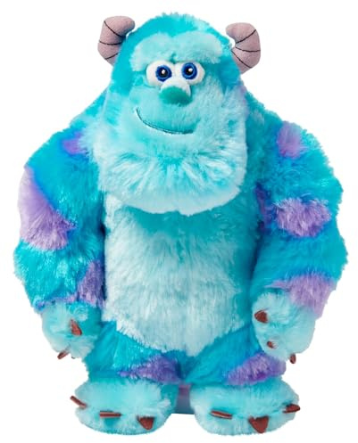Disney Store Offizielles Sulley Medium Plüschtier für Kinder, kuscheliger Charakter mit flauschiger Textur und gestickten Details, Disney Plüsch, geeignet für alle Altersgruppen