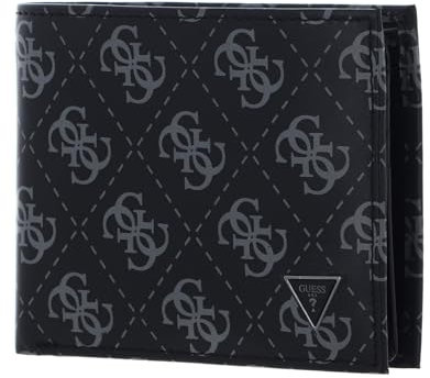 GUESS Mito Billfold Coin Wallet Dark Black