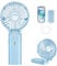 HandFan 5200mAh Handheld Fan 3 Speeds,Portable 180°Foldable Battery Operated Power Bank Function & Desktop & Rechargeable Personal Fan 3-in-1Strong Airflow for Outdoor Camping Stroller