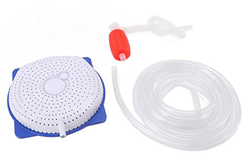 Pool Cover Drainer Automatic Water Siphon Pump with Easy Operation, Durable Material for Pool