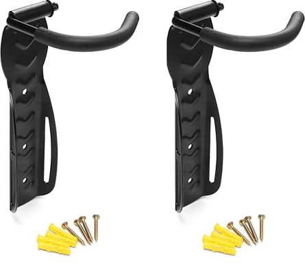 Bike Wall Mount - 2 Pack of Push Bike Storage Hooks to Make Your own Vertical Bike Wall Mount