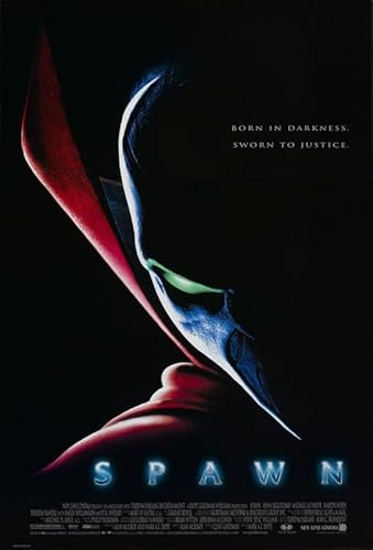 Spawn Poster A5 – Wandkunst, Heimdekoration, Filmposter, Leinwand, Film, Kino, Retro, Vintage, Kult, klassisch, Nostargic, Saga, moderner Nachdruck, wir drucken jedes Poster für Sie, randlos, 80er,