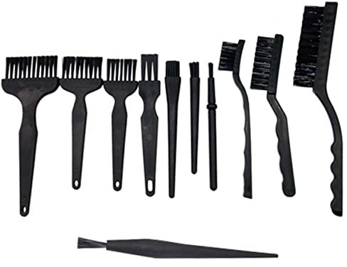 Homoyoyo 11pcs Anti-static Brush Computer Maintenance Cleaning Tools for Circuit Boards Motherboards and Electronic Components Safe and Dust Removal