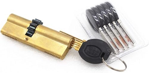 Zylinderschloss, Daumendreh-Türzylinderschloss, Daumendreh-Euro-Zylinderschloss, Schließzylinder, Schließzylinder, 11 Zähne, Zahnrad-Türzylinder, 63, 68, 73, 80, 93, 95 mm, Schlosskern, Sich