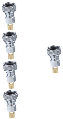 Supvox 5stücke Wasserhahn Adapter Für Waschmaschinen Automatische Stop- Bei Trennung Verhindert Wasserverlust Langlebig Installieren Geeignet Für Und Geschirrspüler