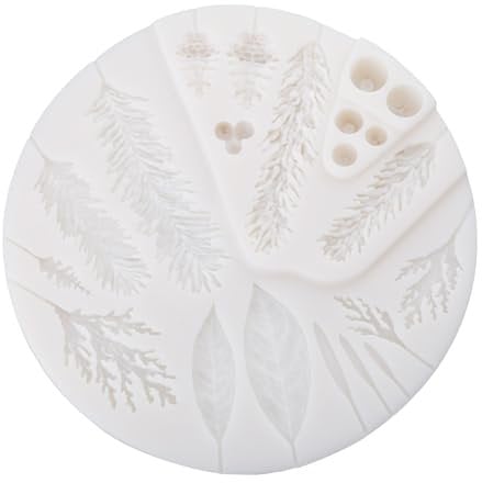 Tannenzapfen Fondant Formen Winter Laub Silikon Form Tannenzweig Harz Epoxy Form Schokolade Backen Werkzeug Handwerk