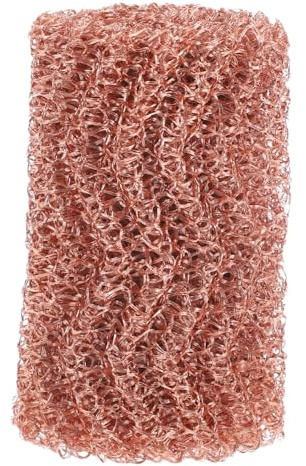 WATIIFUFU Hop Filter Mesh Strainer 10cm Thickened Copper Wine Brewing Filter Screen for Homebrew Wine Making and Hop Filtration, Sturdy Liquid Gas Separator for Kitchen Brewing Accessories