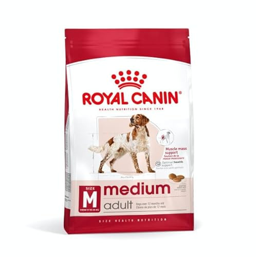 Royal Canin Dog Food - Medium Adult - Dry Kibble for Medium Size Breed Dogs (11-25KG) - Science Diet - Tailored Nutrition - 3kg
