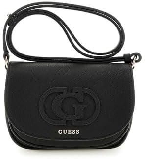 GUESS Calebra Mini Convertible Xbody Flap Bag Black