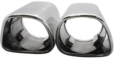 Endschalldämpfer Auspuffendrohr Auto-Auspuffblende Edelstahl-Auspuffrohr Schalldämpferspitze Auto-Endrohr Für Volvo Für XC60 Für V60 Für S60 Für XC90