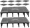 CLISPEED 10Pcs Aquarium Bottom Filter Plates Durable Egg Crate Divider Tray for Freshwater Saltwater Fish Tanks Effortless Setup Easy Maintenance for Optimal Filtration System