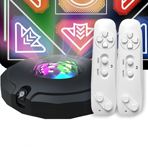 PUSOKEI AR Motion-Spielekonsole für Kinder, Plug-and-Play-TV-Videospielsystem mit 2 Kabellosen Controllern, Pädagogische TV-Spielekonsole für Familienspaß