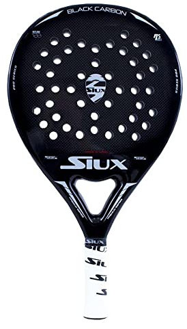 Pala De Padel Siux Black Carbon Brillo