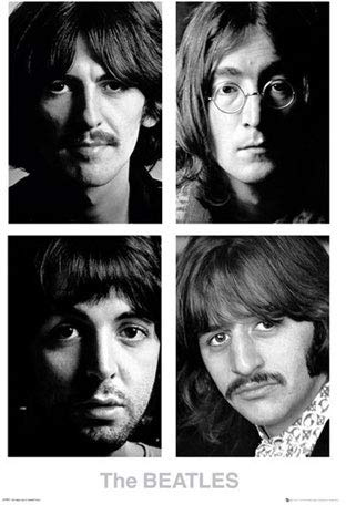 Beatles, The - White Album - Musikposter Classics - Grösse 61x91,5 cm + 1 Ü-Poster der Grösse 61x91,5cm