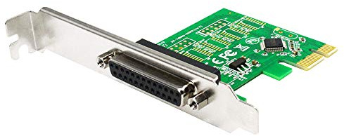 GODSHARK PCIe Parallel Port Erweiterungskarte, PCI Express auf DB25 LPT Konverter Adapter Controller für Desktop mit Low Bracket, unterstützt SPP / PS2 / EPP/ECP Modi
