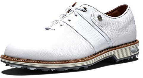 FootJoy Premiere Series Packard, Zapatos de Golf Hombre, Blanco, 44 EU