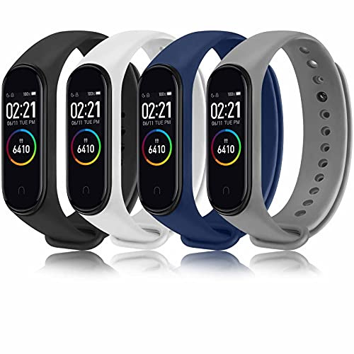 Wanme Correa Compatible con Xiaomi Mi Band 4 Xiaomi Mi Band 3 Pulsera, Silicona Reloj de Recambio Banda Coloridos Correa para Xiaomi Mi Smart Band 4/3