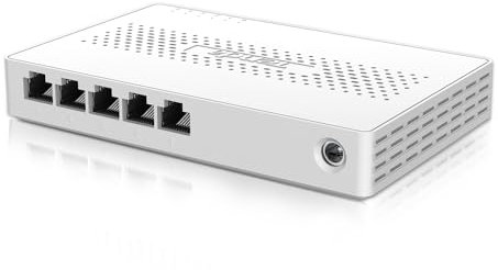 Tenda Switch Ethernet 2.5 Gigabit 5 Porte Switch di Rete LAN(Plug & Play, Unmanaged, Funzionamento silenzioso, Scocca in Plastica, Ideale per NAS 2.5G, Server, AP WiFi 6/7, Computer) (SE105)