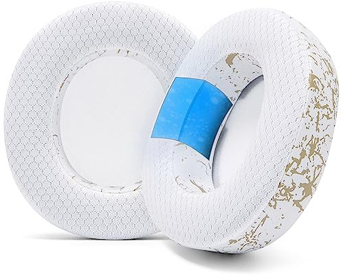 WC Freeze Nova Pro Wireless – Kühlende Gel-Ohrpolster NUR für Arctis Nova Pro Wireless (passt Nicht auf andere Modelle), hergestellt von Wicked Cushions, verbesserte Schallisolierung | Gold Marble