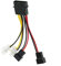 Lodokdre 1Pcs 4-Pin Molex to 3-Pin Fan Cable Adapter Connector Computer Cooling Fan Cables 12V/5V DC for CPU PC Case Fan