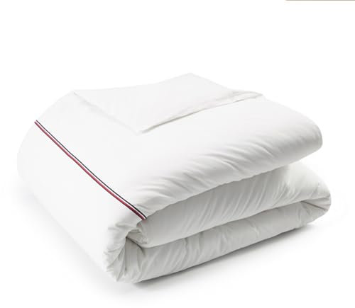 Tommy Hilfiger Bettwäsche Ribbon | White - 155 x 220