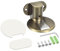 uxcell Magnetic Door Stopper, Adjustable Door Stops Door Catch Magnets Floor Door Holder with Self Adhesive and Screws, Bronze Tone