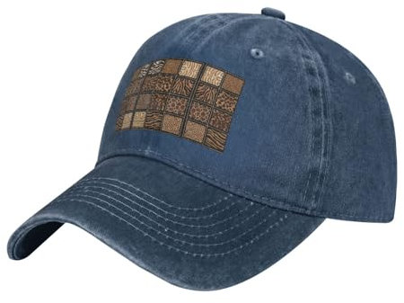 Wild Zoo Baseballkappe, mittelgroßes Profil, verstellbar, Snapback-Hut, Rucksack, Marineblau, Einheitsgr��e