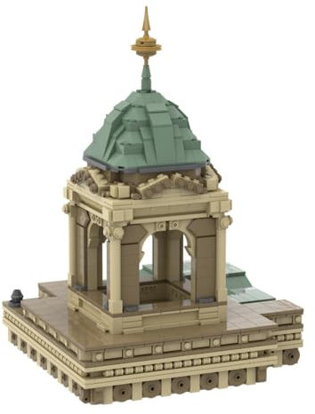 Lumitex Berliner Dom Kathedrale Deutscher Module Architecture Klemmbausteine Bauklötze, Modular Haus Gebäude Straßenansicht, 1216 Stück Architektur Entworfen von Gehrmann MOCS