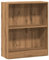 vidaXL Bücherregal, Bücherschrank mit Stauraum, Standregal für Schlafzimmer Wohnzimmer Büro, Büroregal Wandregal, Artisan-Eiche Holzwerkstoff