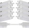 Proventa LED Feuchtraumleuchte 120cm 16-Pack IP65 36W 4320lm 4000K Weiß - LED Wannenleuchte für Keller, Garage, Werkstatt, durchverdrahtet, verknüpfbar, Deckenleuchte Feuchtraum