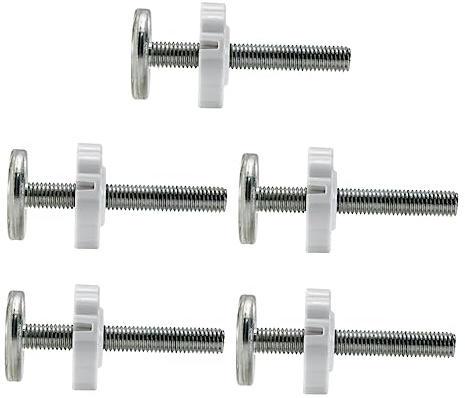 WEKAMOS 5 Piezas Ajustables para Barrera de Seguridad para Bebés y Mascotas Compatible con Escaleras y Barandillas Protección Sin Perforación