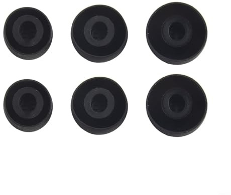 SageFurned 6 Stück Ersatz-Ohrkappen aus Silikon für Huawei FreeBuds 5i Safe, Kopfhörer-Schutzabdeckungen mit ergonomischer Passform und einfacher Installation (schwarz)